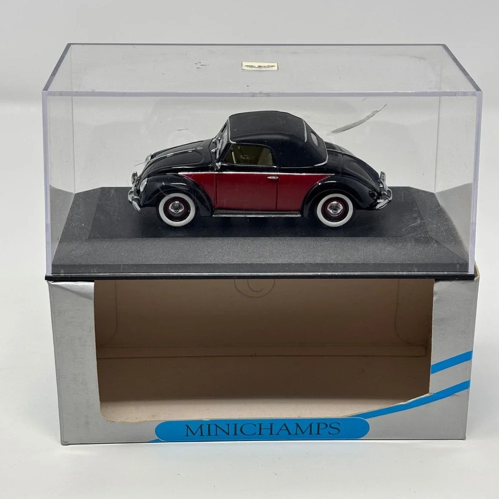Minichamps Pauls Model Art VW Volkswagen Hebmüller Cabriolet Black Red 1:43